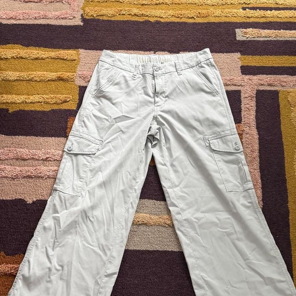 American-eagle Women's Grey and Cream Trousers